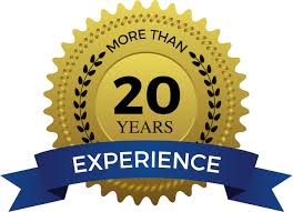 More than 20 years experience